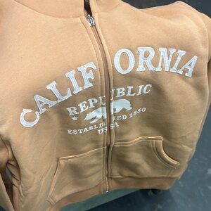 California Republic Tan Hoodie